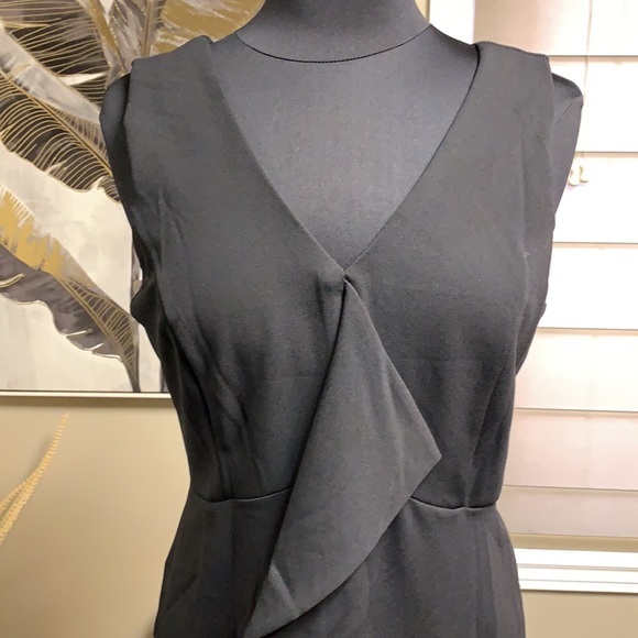 Black Ruffle Mini Dress - Picture 3 of 13